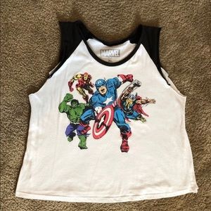 Marvel superhero tank top